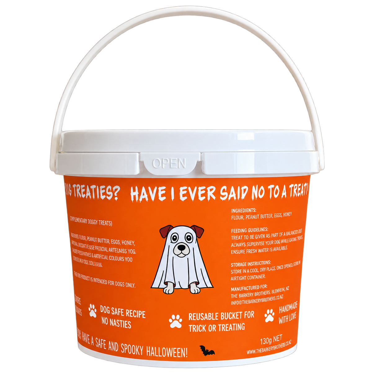 Trick or Treaties Cookie Bucket